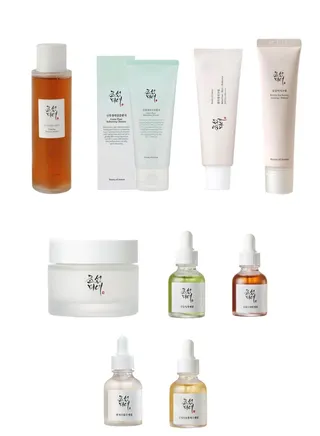 Infinite Hydration Collection For Natural Glow Ginseng Cleansing Oil Ginseng Essence Water Glow Serum Dynasty Cream Sunscreen Rice + Probiotics SPF50+ PA++++ 410ml 