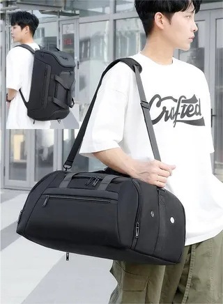 Sports Backpack  Travel Bag and Gym Bag Combo with Wet and Dry Separation Separate Shoe Compartment Waterproof and Multilayer Space 