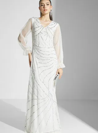 Embellished Maxi Dress