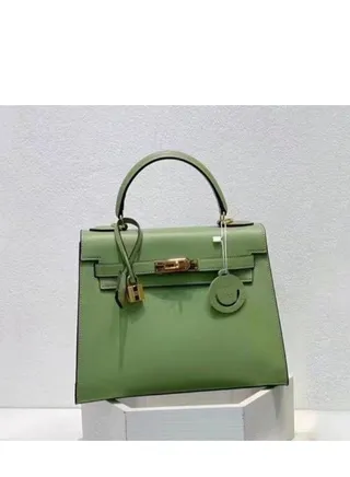 Hermes women's leather handbag 