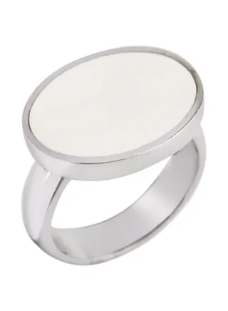 Silver Stone Studded Ring 
