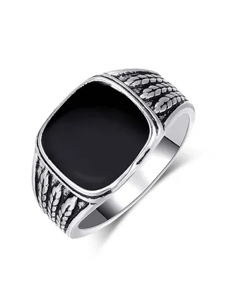 Silver Plated Retro Ring 