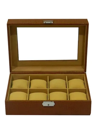 unisex 8-Grid Watch Organizer 