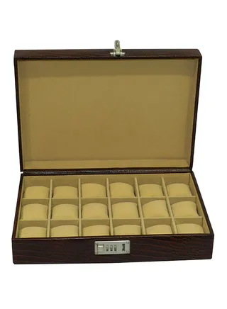 unisex 18-Piece Watch Organizer 