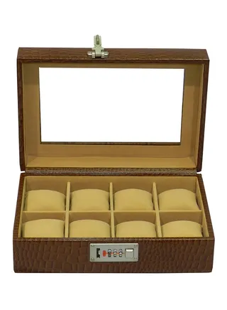 unisex 8-Grid Watch Organizer 