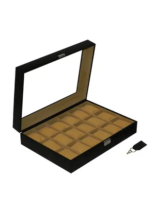 unisex Premium PU Leather Watch Display Box Organizer 