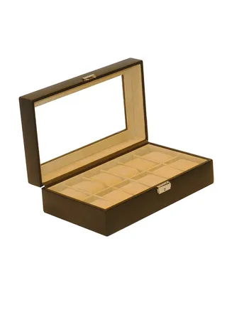 unisex Premium PU Leather Watch Display Box Organizer 