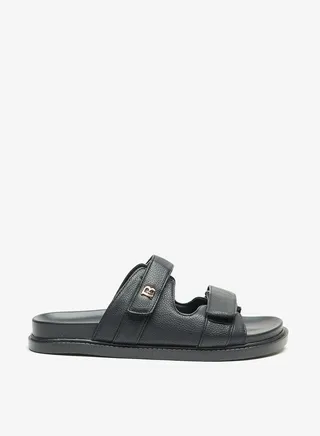 Women's Textured Slip-On Flat Sandals