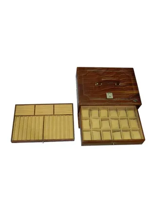 unisex Watch Box With Pen And Ring Holder 