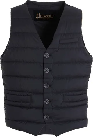 Herno Padded Button-Up Gilet