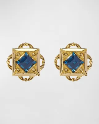 London Blue Topaz Earrings