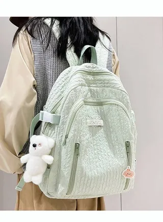 Kawaii Backpack with Pins Kawaii School Backpack Aesthetic Backpack Kawaii Backpack for School 