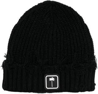 Logo-Patch Wool Beanie