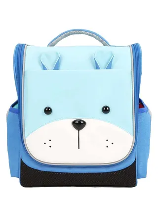 Sapiential Bear School Bag Blue/White/Black 