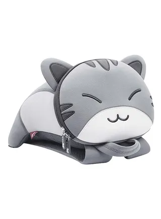 Jungle Cat 3D Backpack Grey/White 