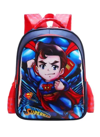 Super hero Stylish Polyester Kids Backpack 