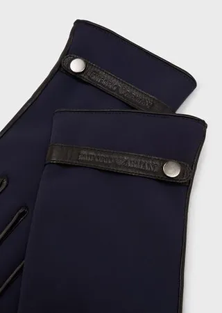 Nylon and lambskin nappa leather gloves