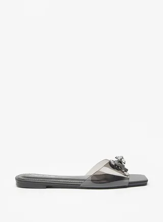 Womens Embellished Slip On Sandals Ramadan Collection