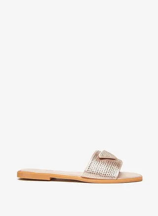 Womens Embellished Slip On Sandals Ramadan Collection 