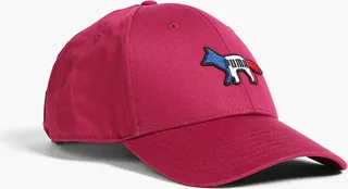 Appliquéd twill baseball cap