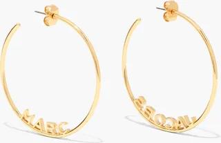 The Monogram Hoops - Gold