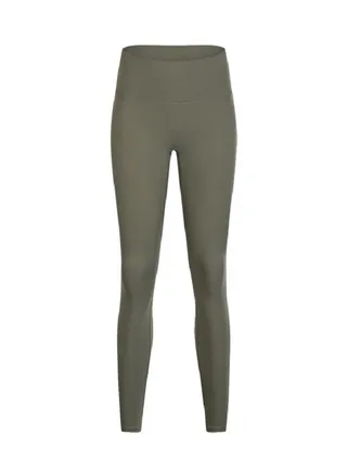 Solid Stretch Yoga Long Pants Moss Green 