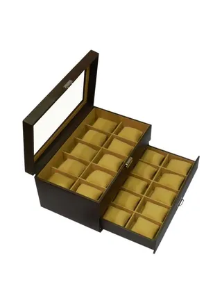 unisex 20-Grid Designer Watch Box 