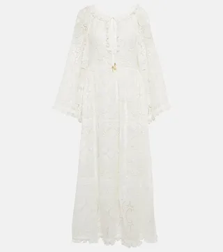 Laurel broderie anglaise maxi dress