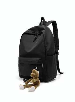 School Backpack Black Waterproof Bookbag Casual Lightweight Travel Rucksack Daypack Backpacks for Men Women College High School Bags backpack for Boys Girls Teens 