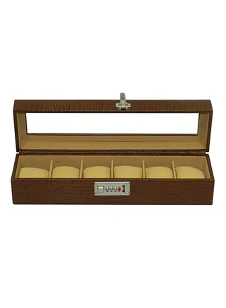unisex 6-Piece Watch Organizer 