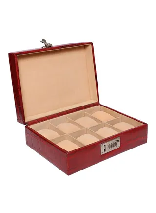 unisex Leather Watches Box 