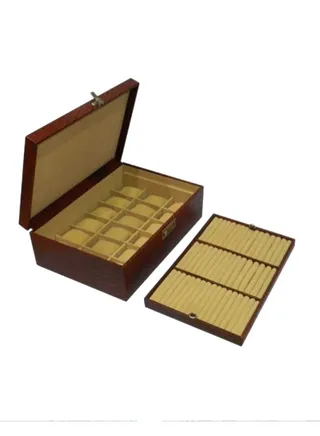 unisex Laveri Genuine Leather Desiger 18 Watch Box 