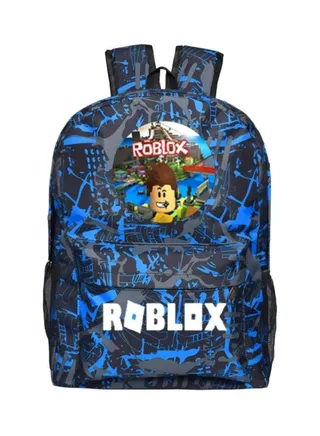 Thunder Printed Backpack Blue/Grey 