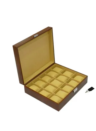 unisex Designer Faux Leather Watch Box 