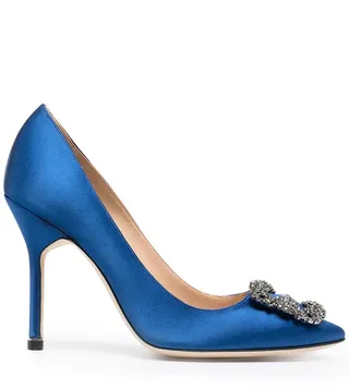 Hangisi crystal-embellished pumps