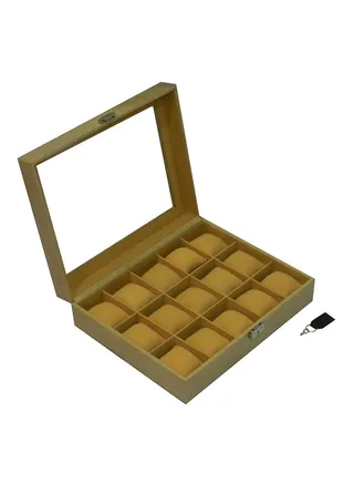 unisex 15-Grid Watch Organizer 