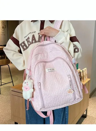 Kawaii Backpack with Pins Kawaii School Backpack Aesthetic Backpack Kawaii Backpack for School 
