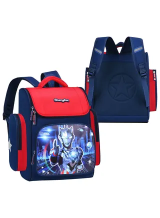 Ultraman Backpack School Bags, Large Capacity Bookbag, Secondary School Students Backpack, Anti Theft Outdoor Daypack 