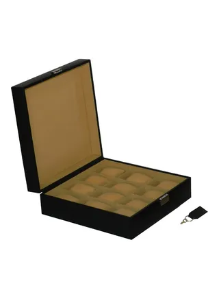unisex Textured Designer 12 Watch Box 