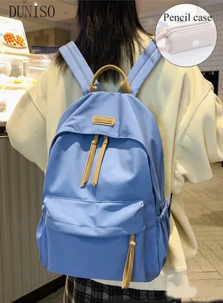 Kid's School Backpack with Pencil Case Waterproof Book Bag with Compartments for Teen Kids Students Elementary School Kids' School Bag With Large Capacity 