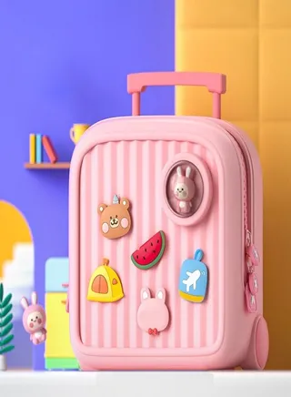 Creative Design Waterproof Large Capacity Cute Looking Handheld and Shoulder School Travel Bag Backpack for Kids 