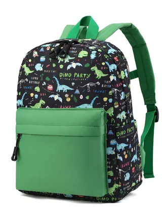 Preschool Backpack KidsToddler Little Kid Backpacks for Boys with Chest Strap Cute Dinosaur Sizes for Preschool Elementary Toddlers 