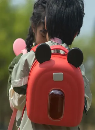 Cute Design Large Capacity Light and Comfortable Outdoor Travel Shoulder Ridge Protection Kids Animal Backpack School Bag for Children 