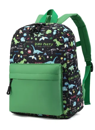 Preschool Backpack KidsToddler Little Kid Backpacks for Boys with Chest Strap Cute Dinosaur Sizes for Preschool Elementary Toddlers 