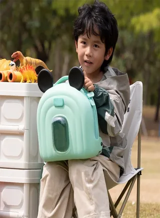 Cute Design Large Capacity Light and Comfortable Outdoor Travel Shoulder Ridge Protection Kids Animal Backpack School Bag for Children 