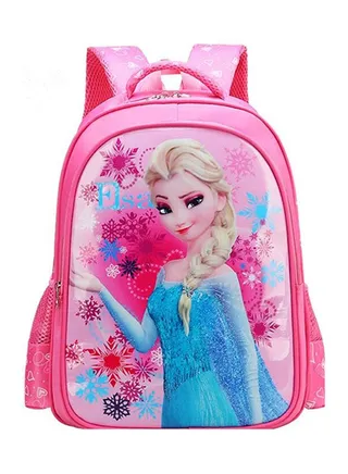 3D Printed Kids School Backpack Pink 