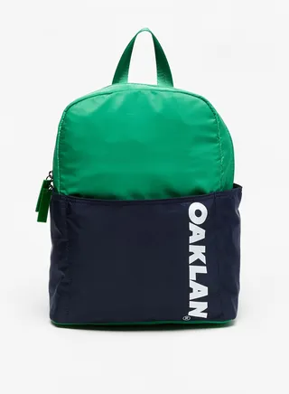 Boys Logo Print Backpack with Adjustable Shoulder Straps 