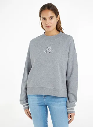 Crew Neck Knitted Sweatshirt 