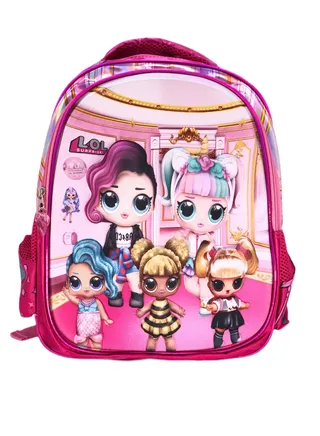 Premium 3D Girls 15-Inch Lightweight School Bags, Adorable and Stylish 