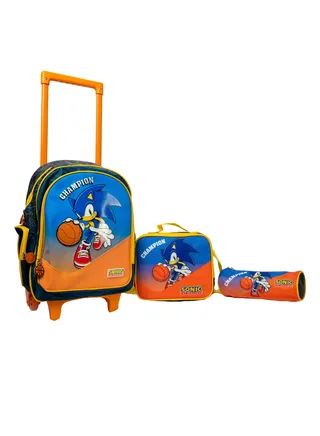 SONIC TROLLEY14", LUNCH BAG, PENCIL CASE 